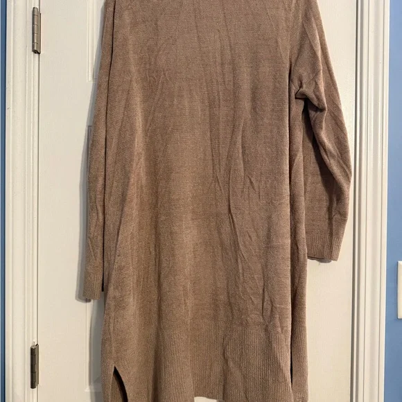 Barefoot Dreams Cozy Chic Ultra Lite Cardigan in Taupe Sz XL - Picture 4 of 4